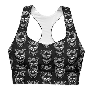 Black Longline sports bra