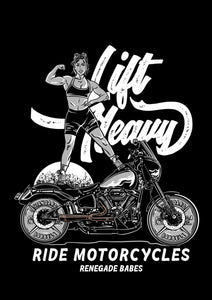 Lift heavy Ride Motorcycles Tank Top